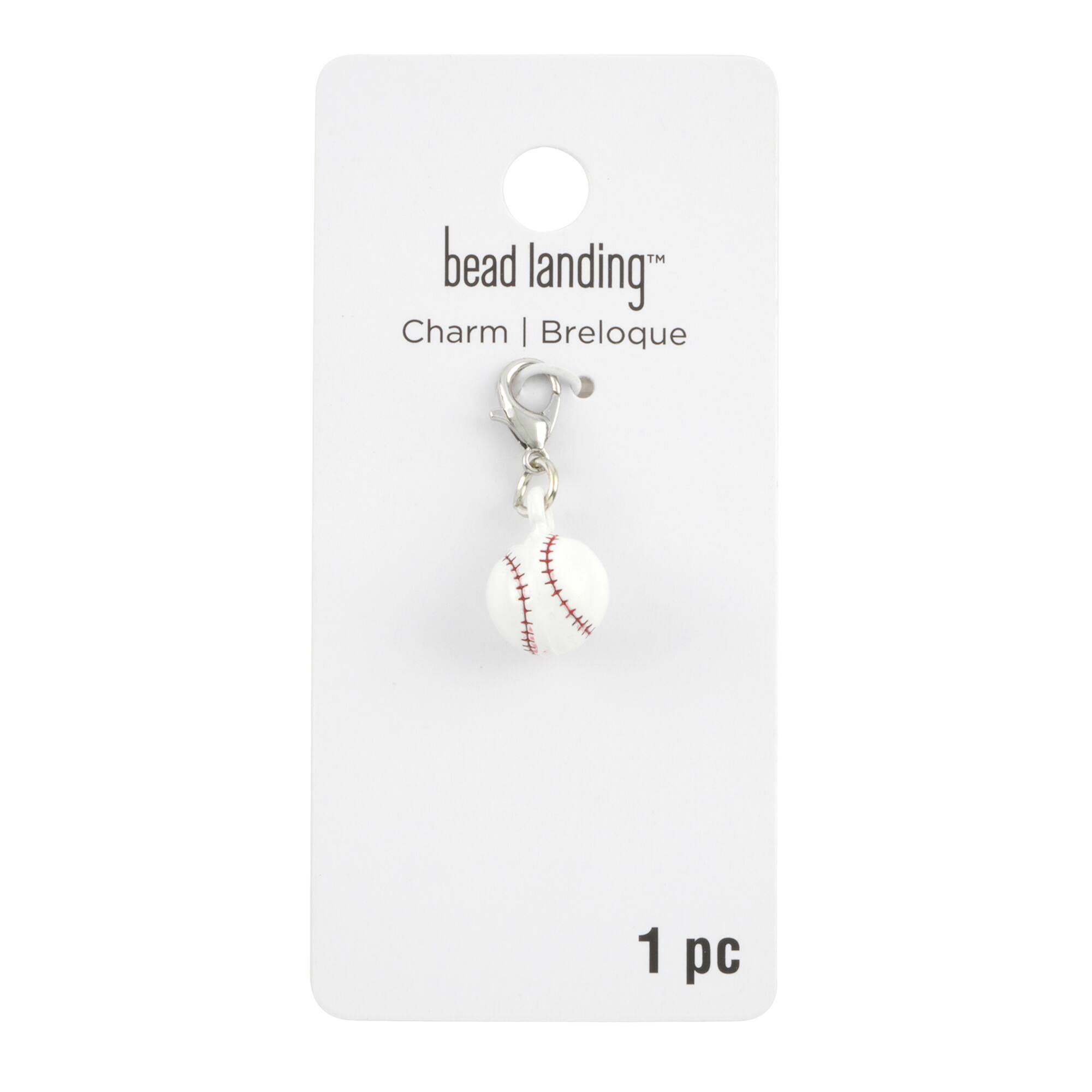 12 Pack: Baseball Charm by Bead Landing™